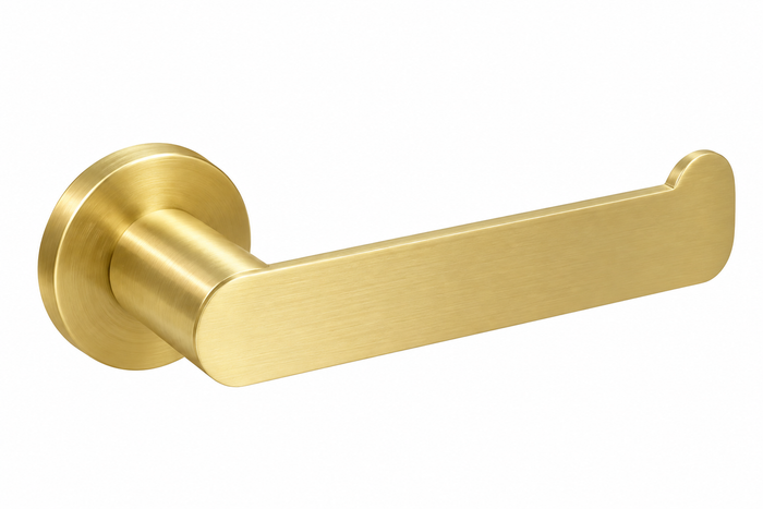 Profielenloods.nl – WC-Rolhouder Geborsteld Goud – Wandmontage met Schroef