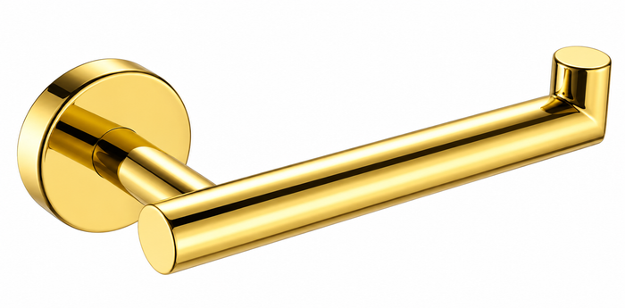 Profielenloods.nl – WC-rolhouder Glans Goud – Wandmontage met Schroeven