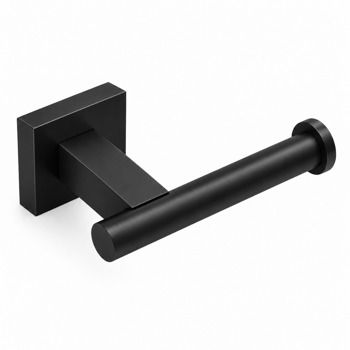 Profielenloods.nl – WC-rolhouder Mat Zwart – Wandmontage met Schroef